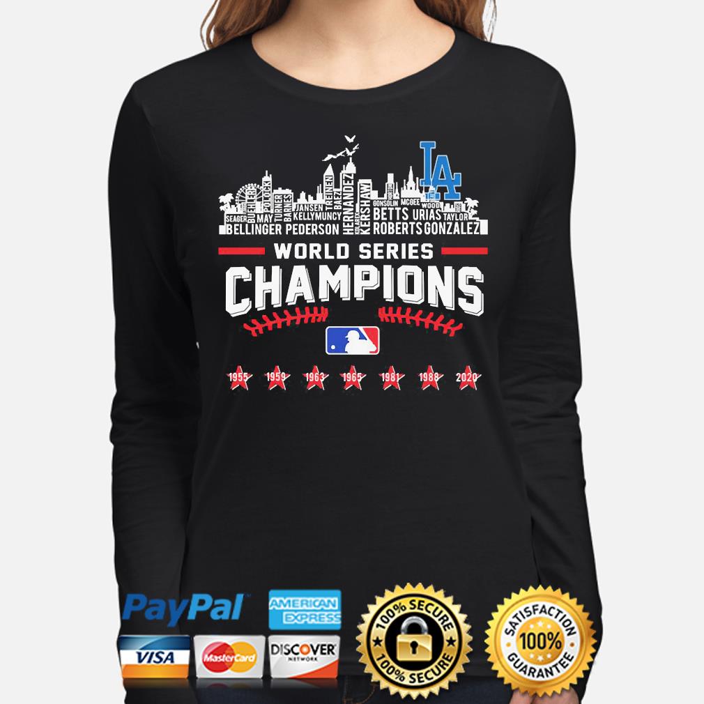 Los Angeles Dodgers 7 time world series Champions 1955 2020 shirt, hoodie,  sweater, long sleeve and tank top