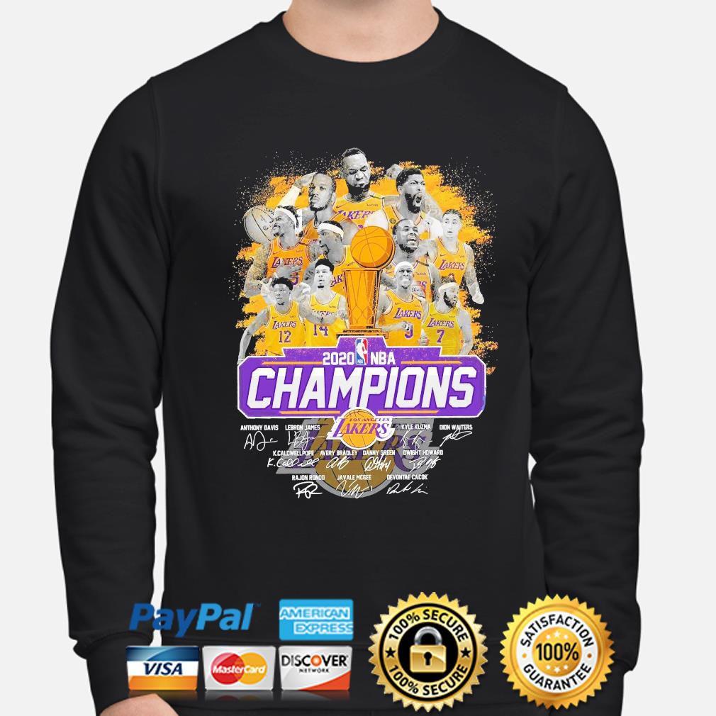 lakers 2020 championship t shirt