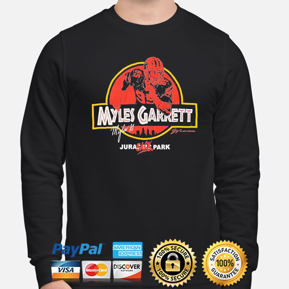 Jurassic Myles Garrett T shirt