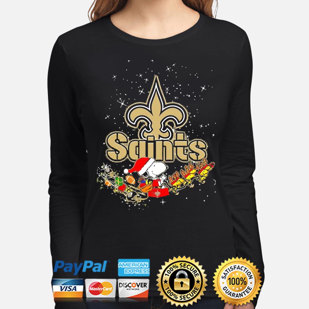 Christmas Snoopy New Orleans Saints Shirt, hoodie, sweater, long sleeve and  tank top