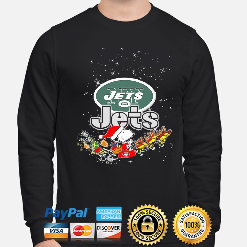 Snoopy New York Jets Christmas shirt, hoodie, sweater, long sleeve and tank  top