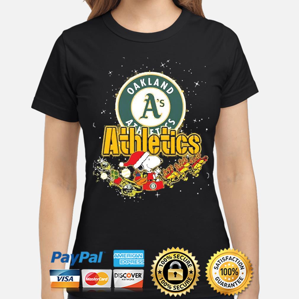 Snoopy Oakland Athletics Christmas AOP Sweater