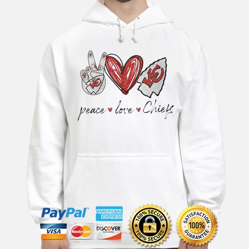 Peace Love Kansas City Chiefs T-Shirt, hoodie, sweater and long sleeve