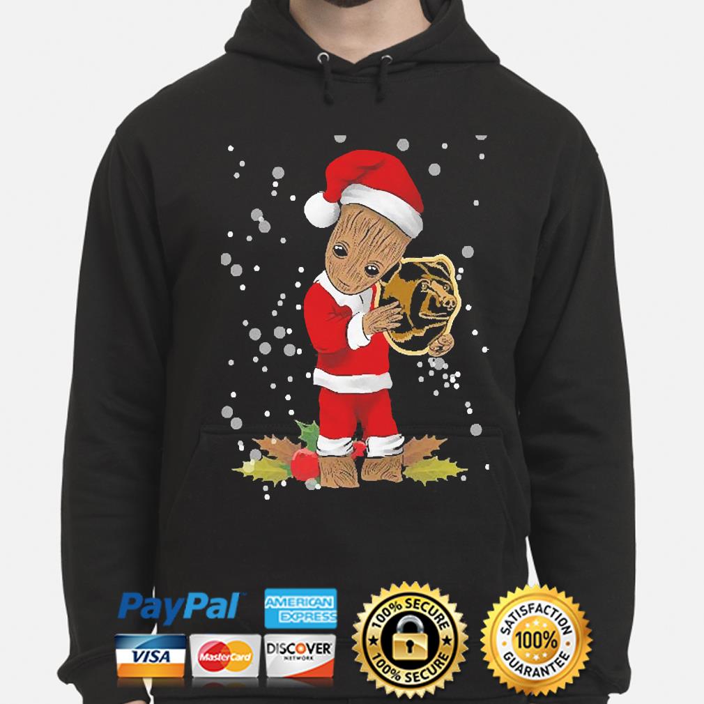 Santa Baby Groot Hug Boston Bruins Christmas sweater, hoodie