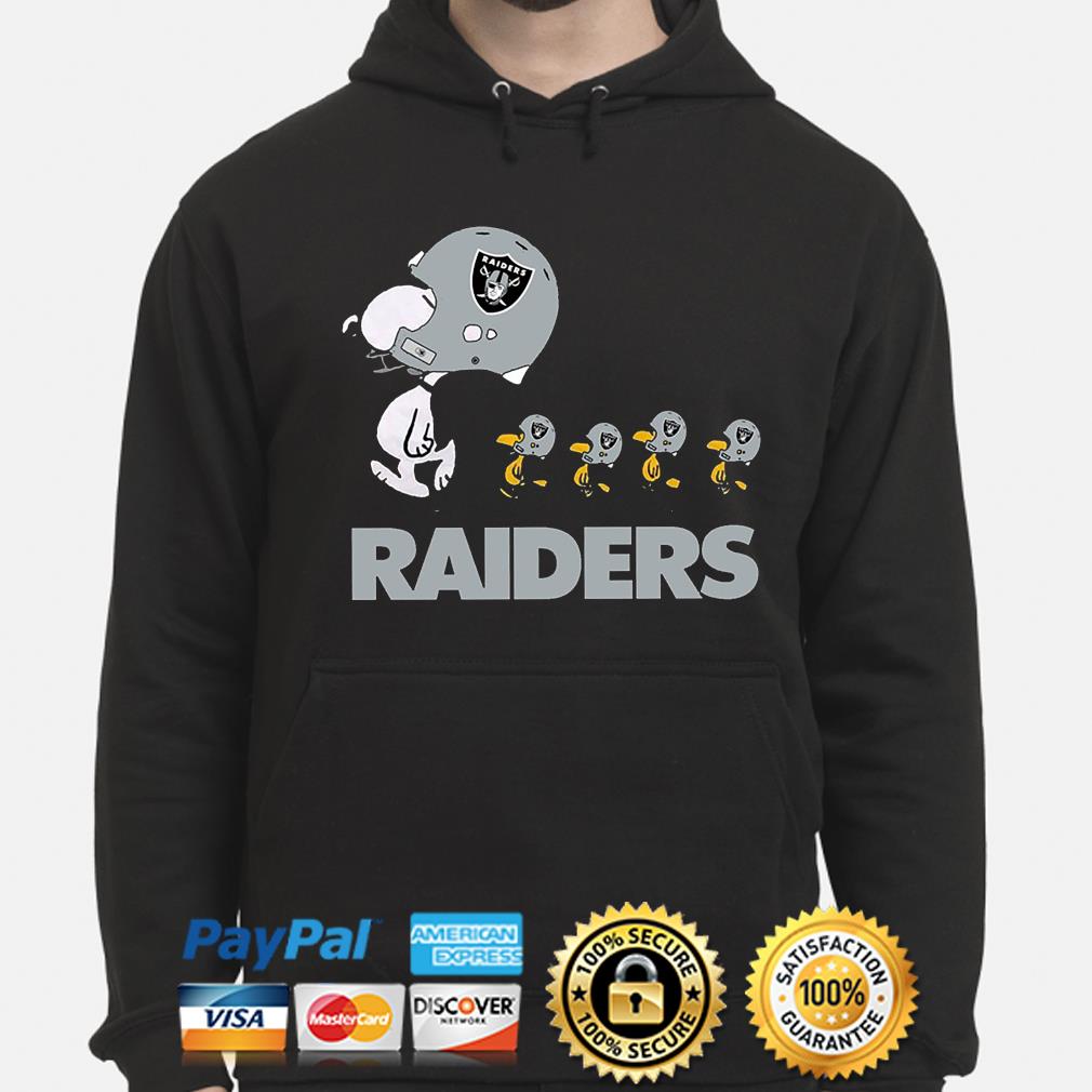 Snoopy And Woodstock Oakland Raiders Shirt