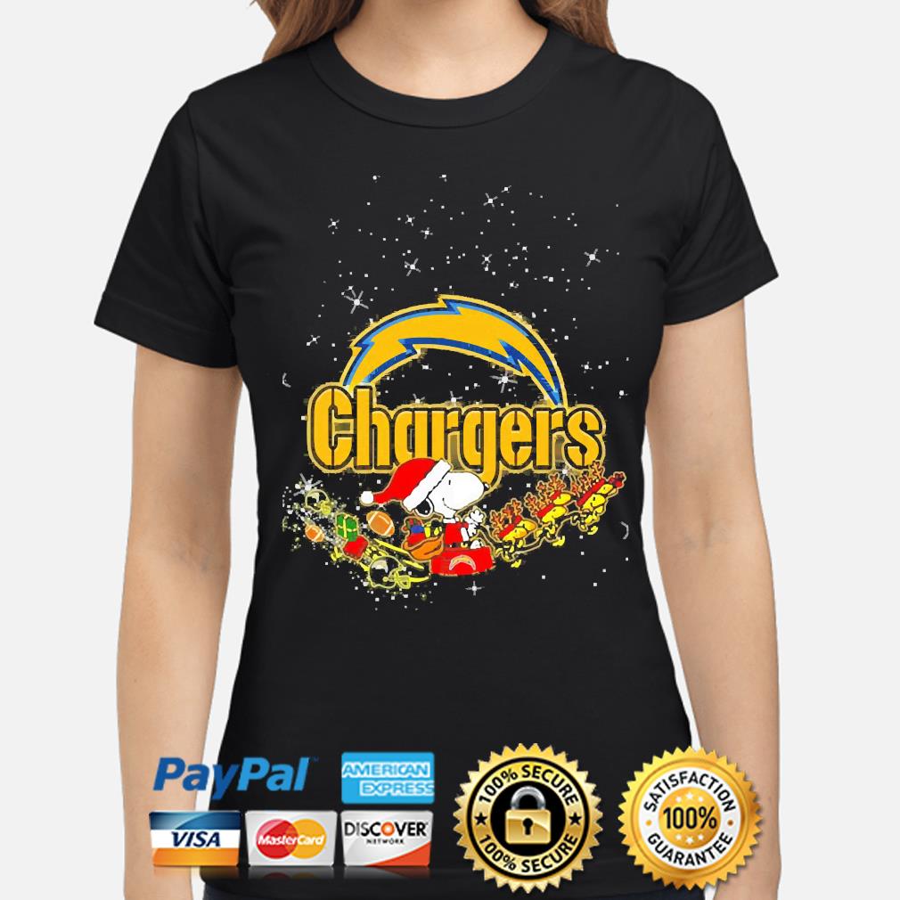 Snoopy Los Angeles Chargers Christmas shirt, hoodie, sweater, long