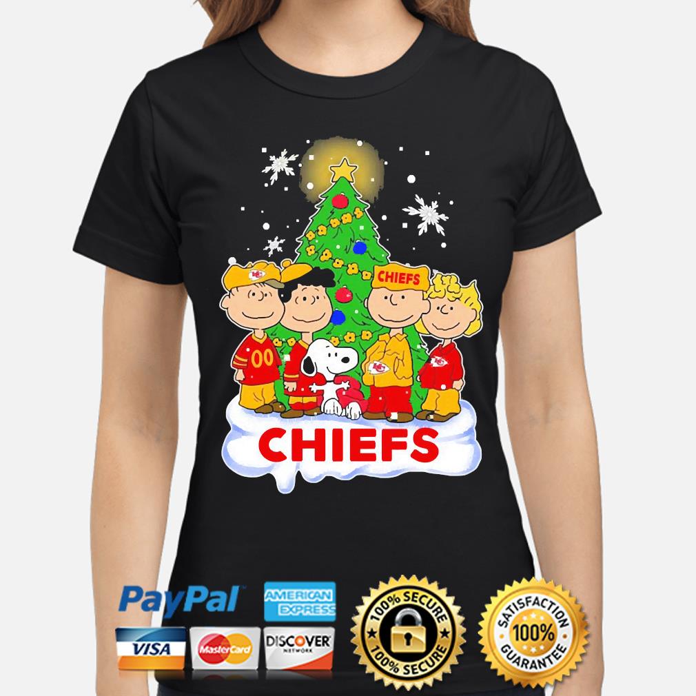 Snoopy The Peanuts Kansas City Chiefs Christmas T-Shirt - Shirt