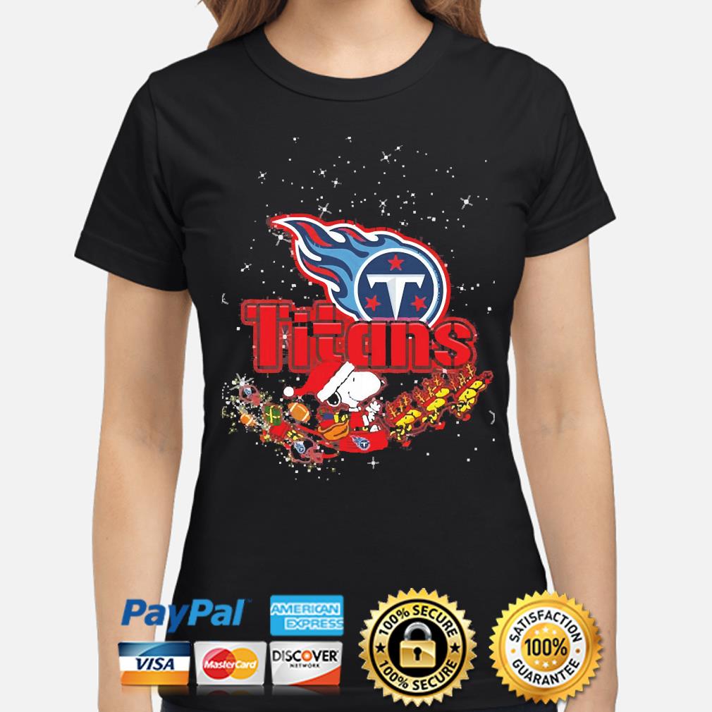 Christmas Snoopy Tennessee Titans Shirt