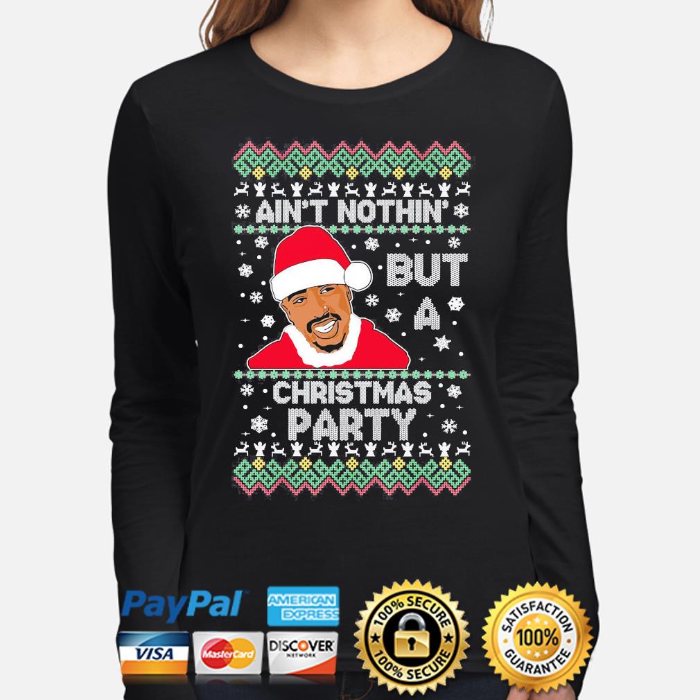 tupac ugly christmas sweater
