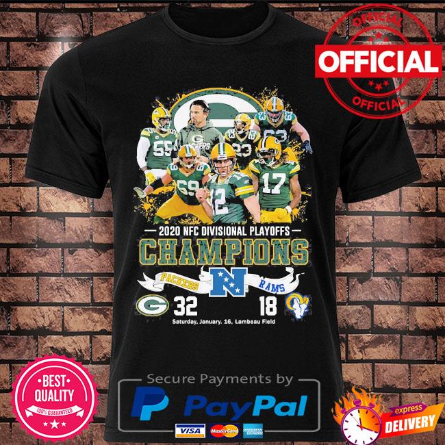 Green Bay Packers 2020 Division Champs Long Sleeved T-Shirt at the