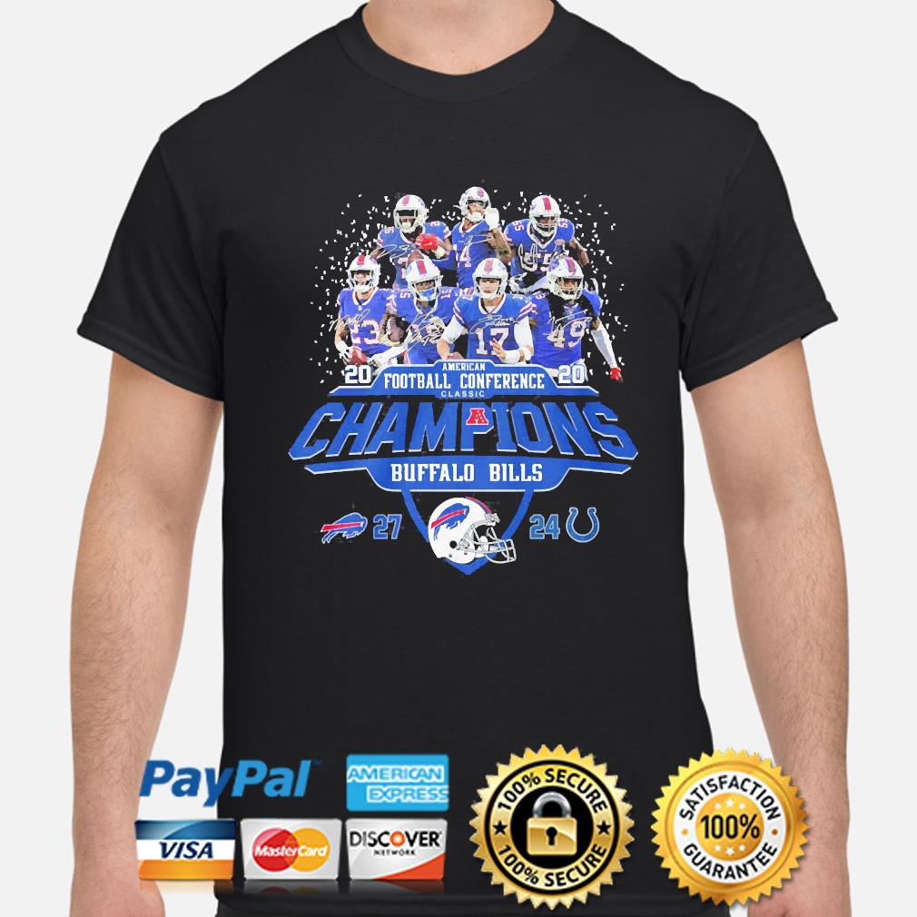 Buffalo Bills American football Conference classic champions signature  shirt, hoodie, sweater, long sleeve and tank top