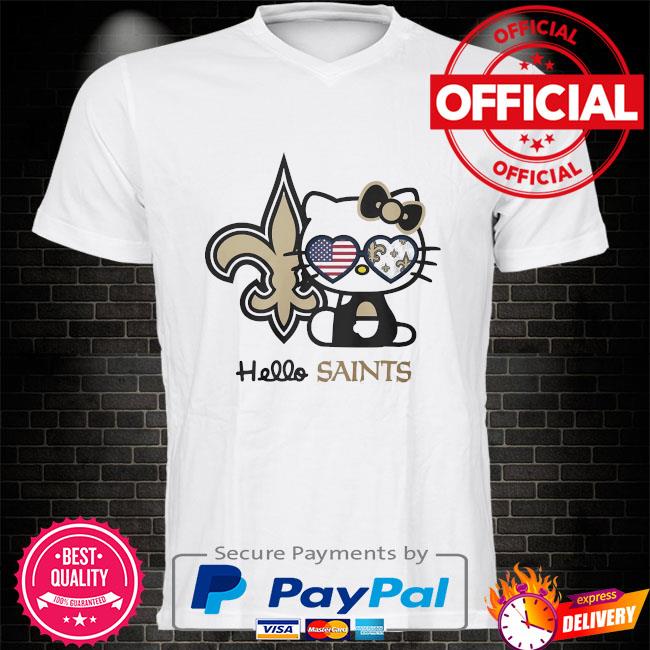 Hello Kitty New Orleans Saints shirt - Kingteeshop