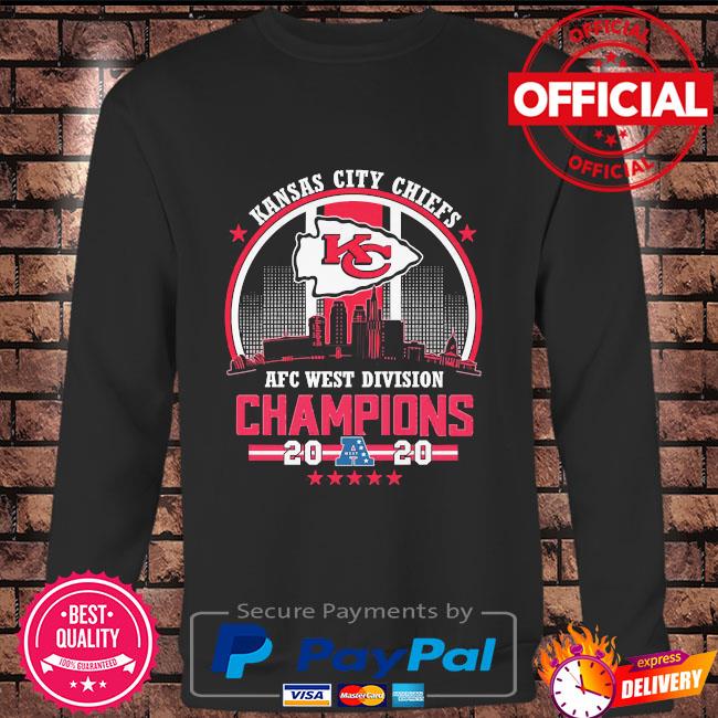 Kansas City Chiefs Afc west division champion 2020 shirt, hoodie, sweater,  long sleeve and tank top