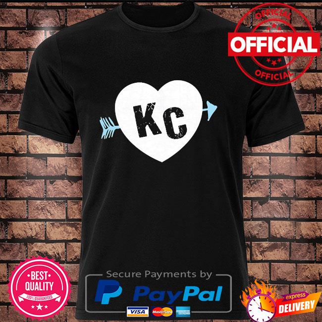 Kansas city heart arrow kc love letters heart kc shirt, hoodie, sweater,  long sleeve and tank top