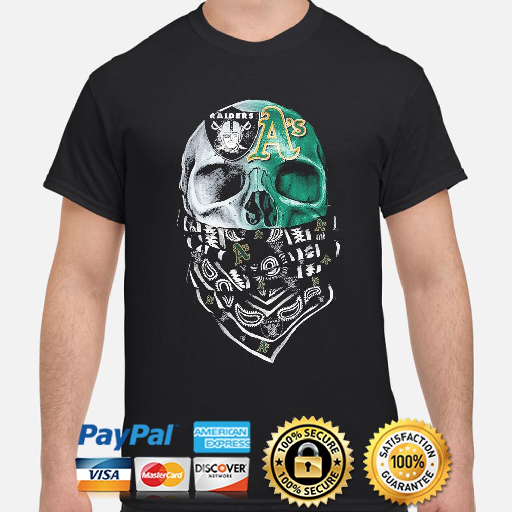 Skull mask Raiders and Dodgers Shirt