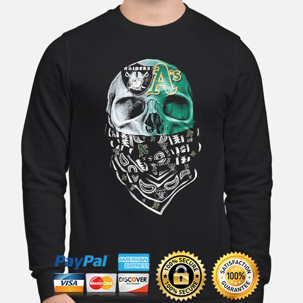 Skull mask Raiders and Dodgers Shirt