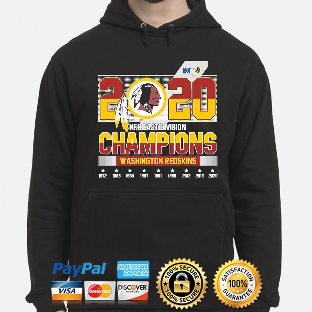 2020 NFC East Division Champions Washington Football Team Hoodie