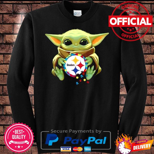 Grateful Star Wars Baby Yoda Hug Pittsburgh Steelers Shirt