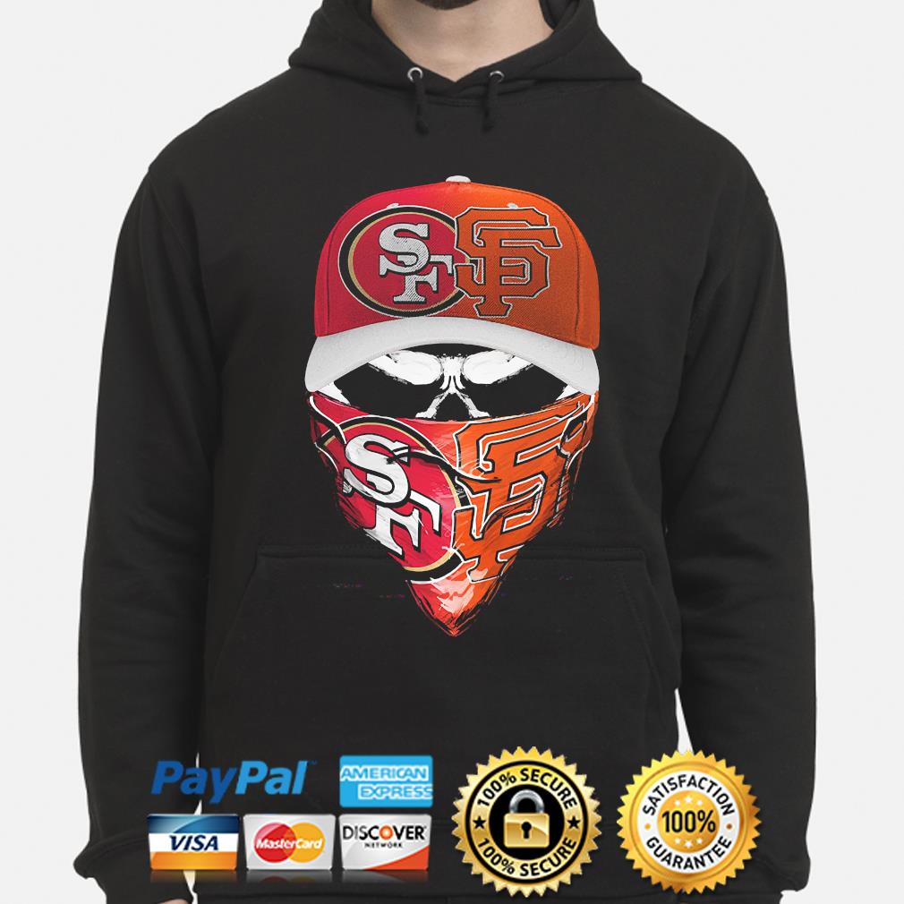 Official San francisco giants san francisco 49ers skull T-shirt, hoodie,  tank top, sweater and long sleeve t-shirt