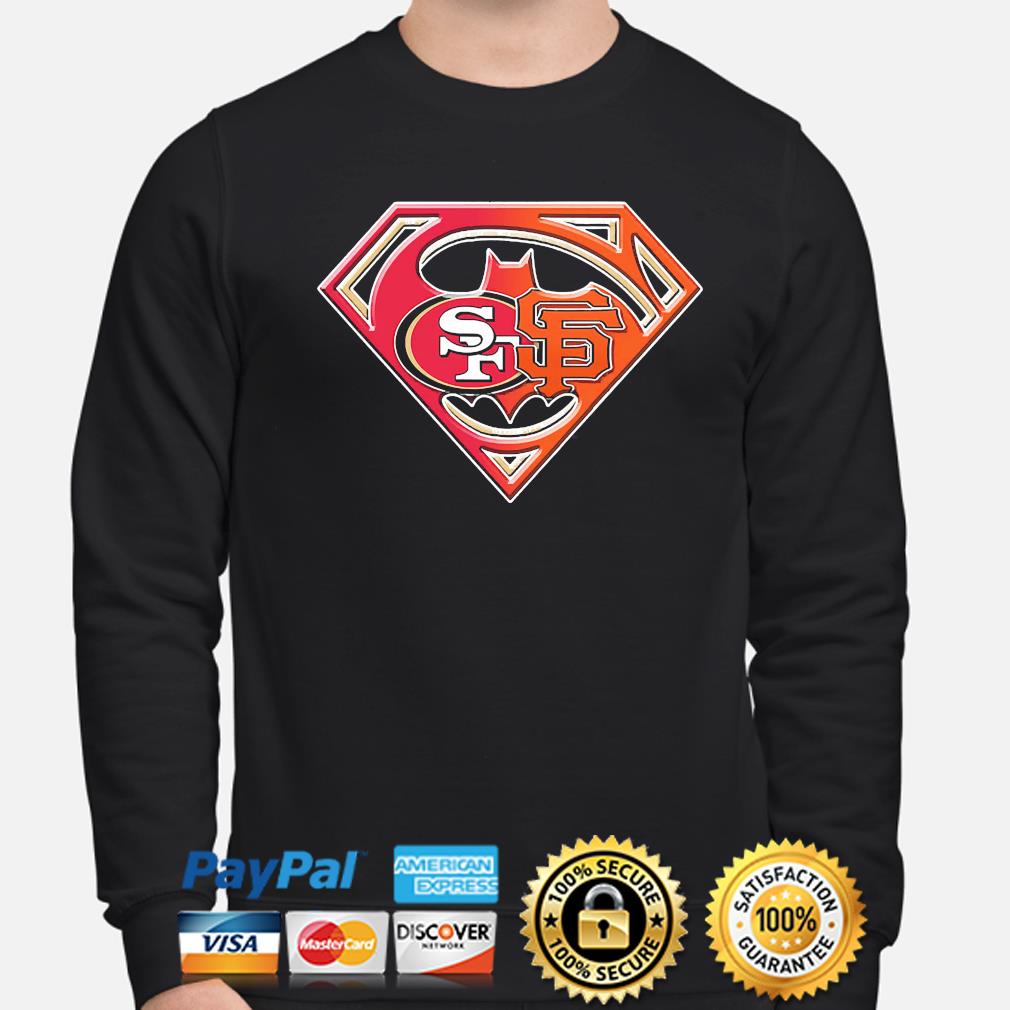 Superman San Francisco 49ers and san francisco giants shirt