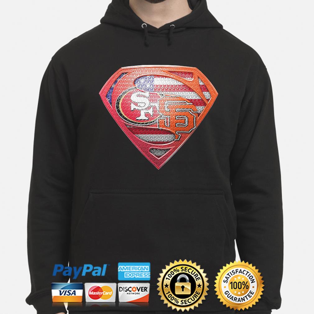 Superman San Francisco 49ers and san francisco giants t-shirt, hoodie,  sweater, long sleeve and tank top