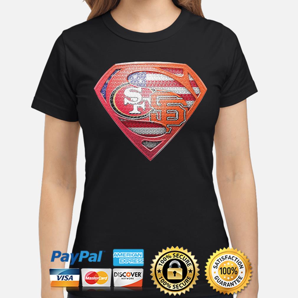 Superman San Francisco 49ers and san francisco giants t-shirt, hoodie,  sweater, long sleeve and tank top