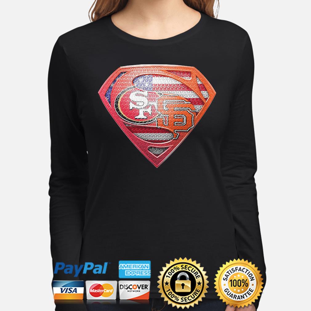 San Francisco 49ers And San Francisco Giants Superman T-Shirt - TeeNavi