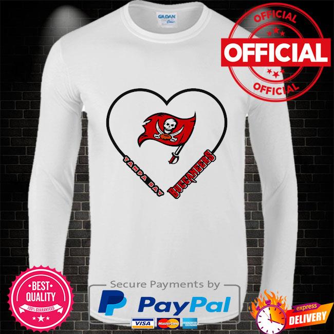 Heart Tampa Bay Buccaneers And Tampa Bay Rays Shirt, Hoodie, Long Sleeved,  SweatShirt