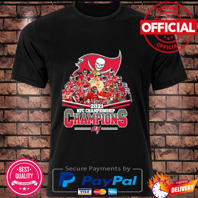 Tampa bay buccaneers nfc championship 2021 champions signatures