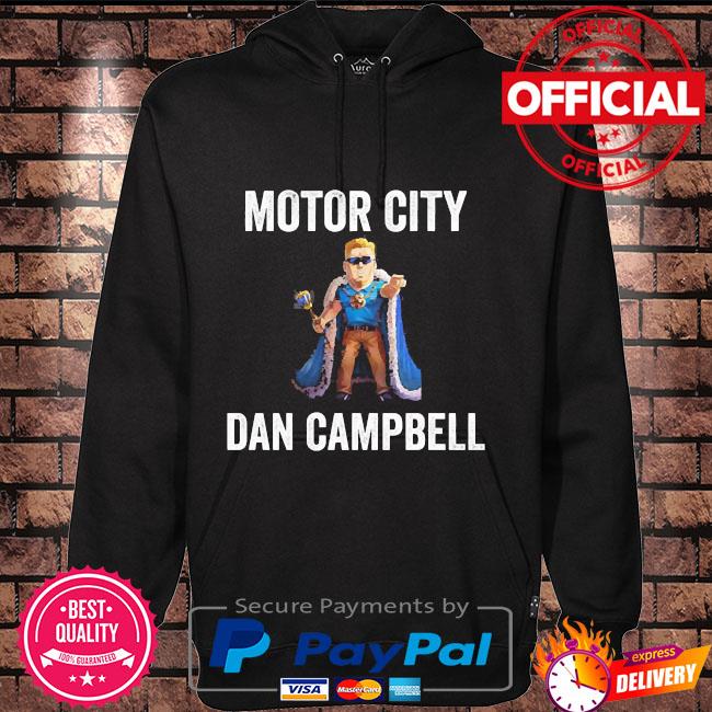 Motor City Dan Campbell Detroit Lions Shirt -  Worldwide  Shipping