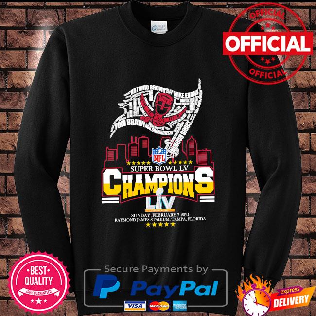 Super Bowl LV Tampa Bay Buccaneers Champions 2021 shirt, hoodie